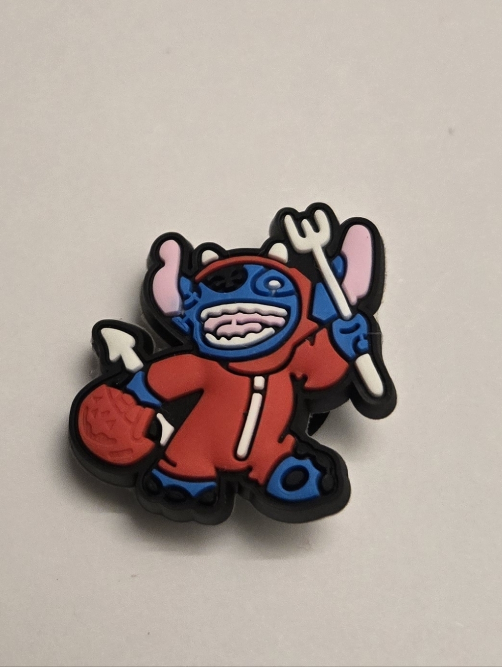 3/$10 Devil Stitch Croc Charm Jibbitz Disney Blue Alien Character